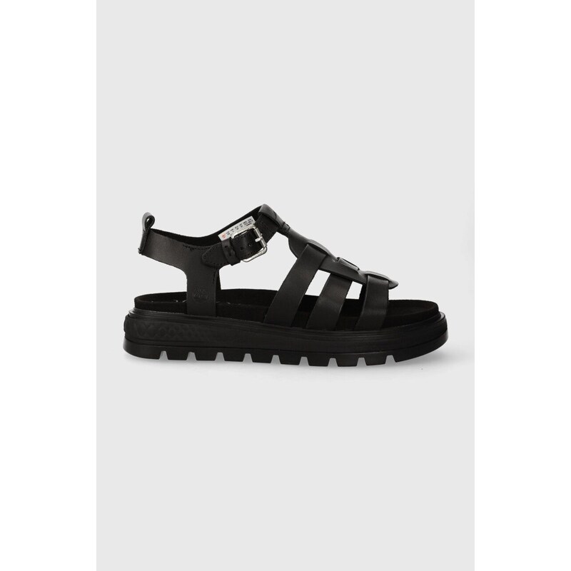 Kožené sandály Timberland Ray City dámské, černá barva
