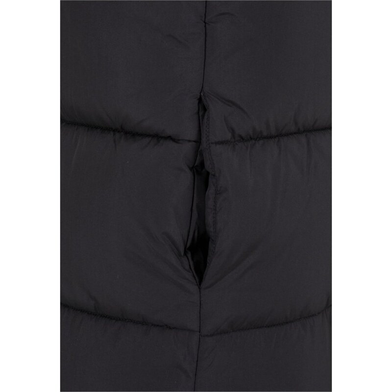 Černá dámská vesta Urban Classics Long Puffer