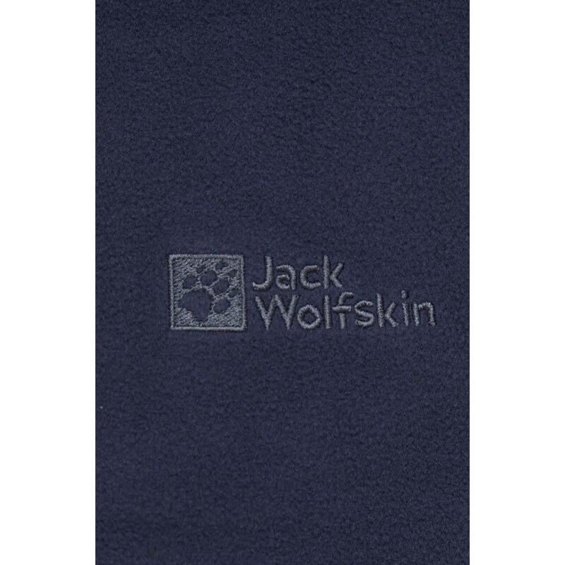 Sportovní mikina Jack Wolfskin Taunus tmavomodrá barva, 1709532