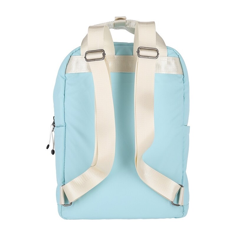 Travelite Basics Canvas Backpack Light blue
