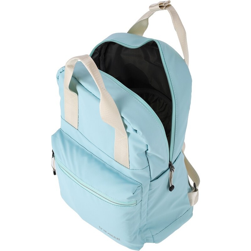 Travelite Basics Canvas Backpack Light blue