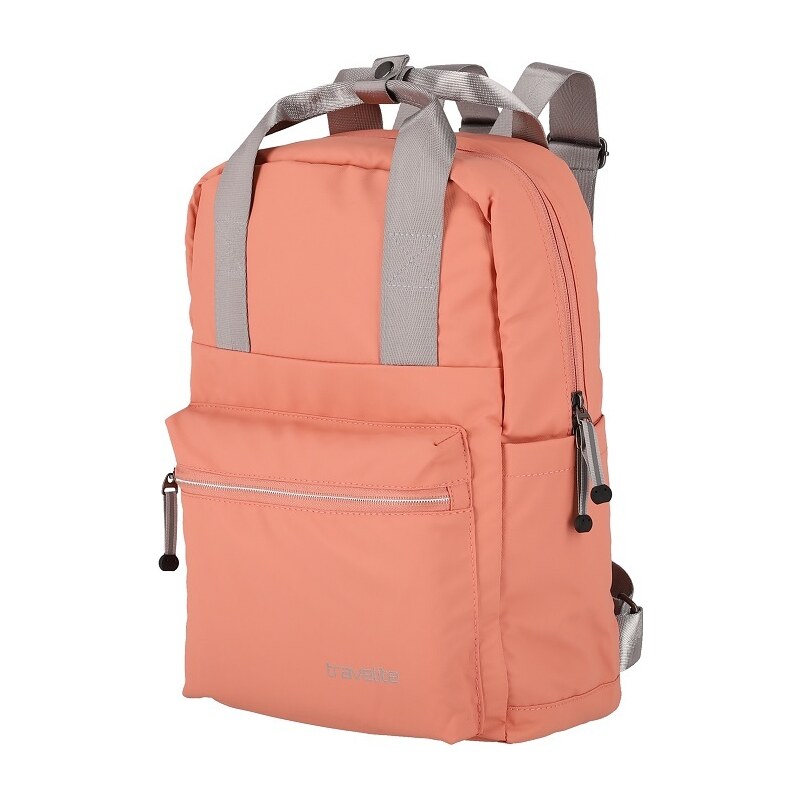 Městský batoh Travelite Basics Canvas Backpack Coral 84544446