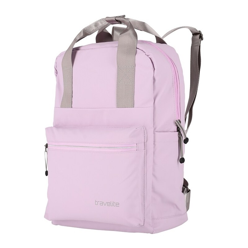 Městský batoh Travelite Basics Canvas Backpack Purple 84544443