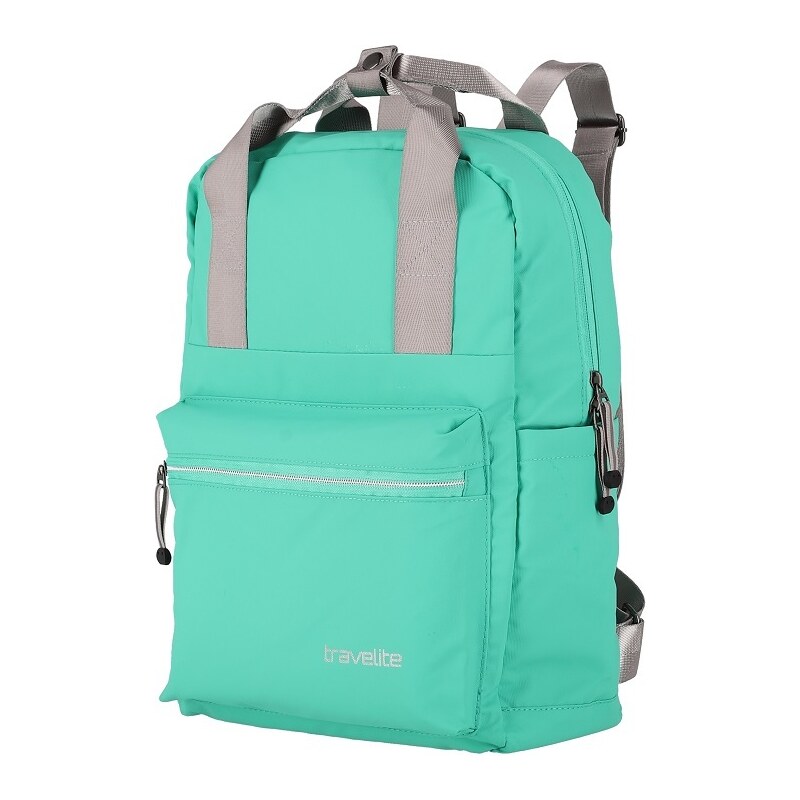 Městský batoh Travelite Basics Canvas Backpack Green