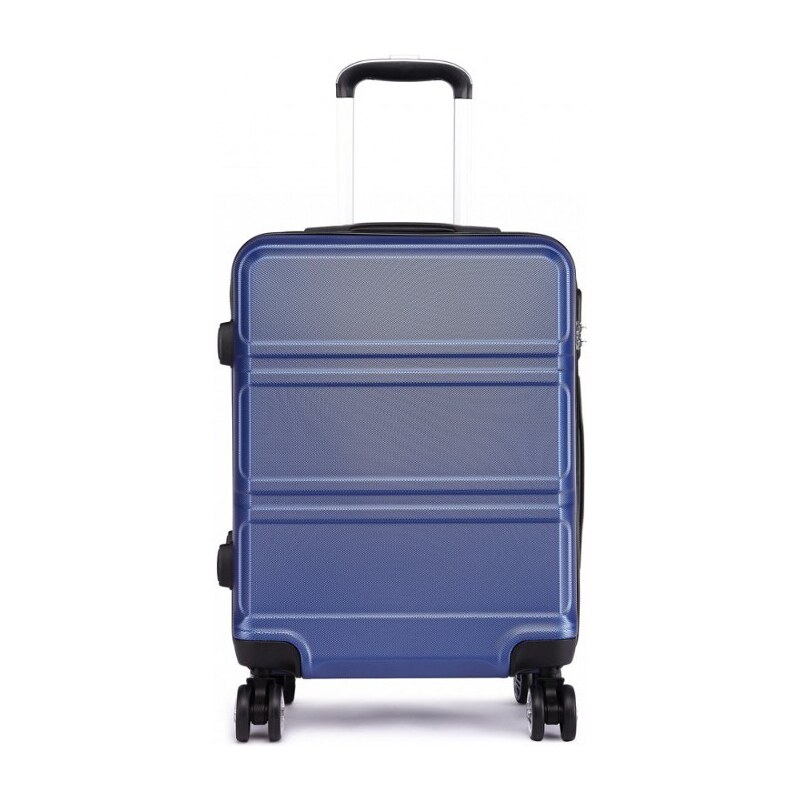 Konofactory Modrá sada luxusních kufrů s TSA zámkem "Travelmania" - vel. M, L, XL