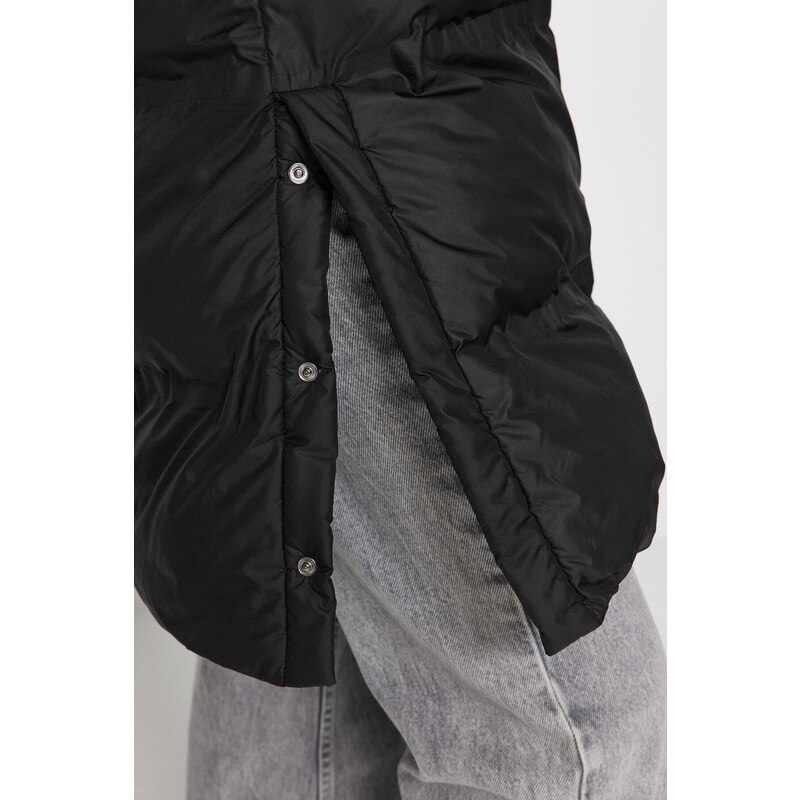 Trendyol Black Hooded Water Repellent Long Puffer Jacket