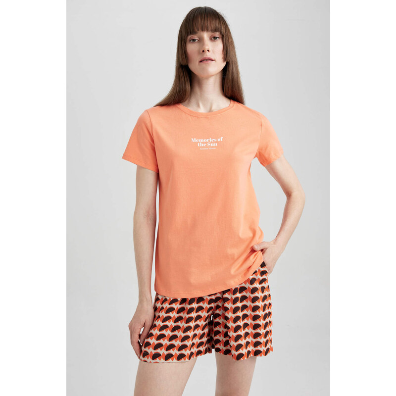 DEFACTO Regular Fit Crew Neck Short Sleeve T-Shirt 115721470