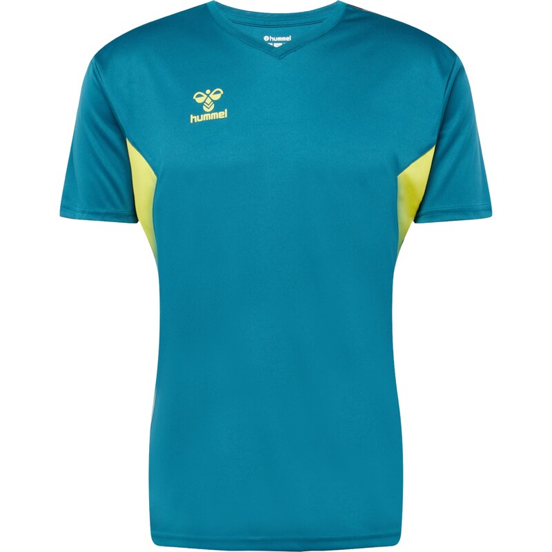 Hummel Funkční tričko Authentic azurová modrá / šedá / rákos / černá 92338014