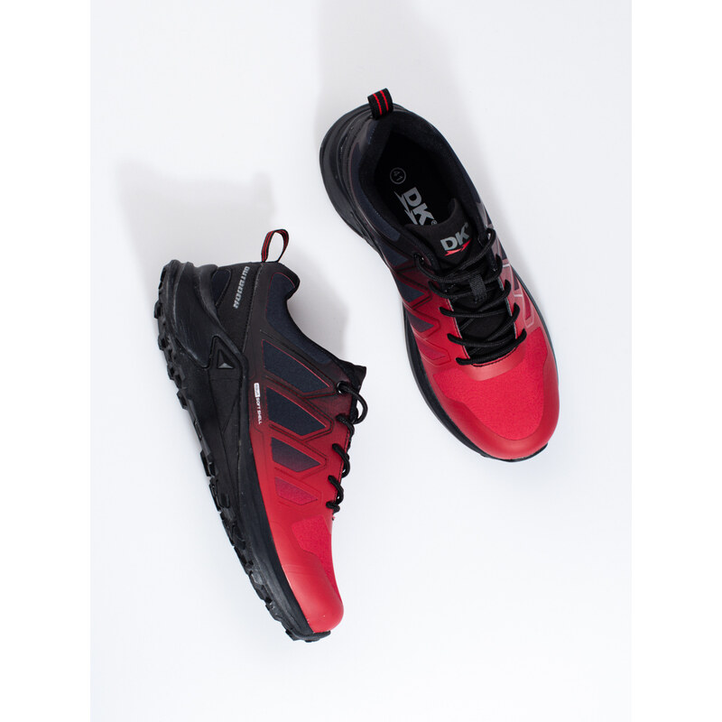 Red trekking shoes for men DK Softshell