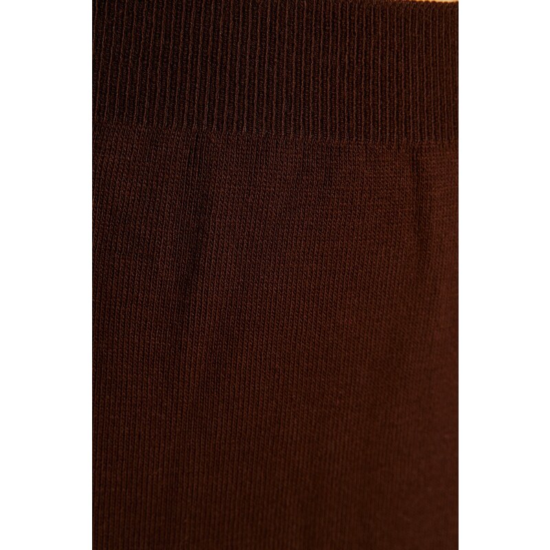 Trendyol Brown Turtleneck Knitwear Two Piece Set