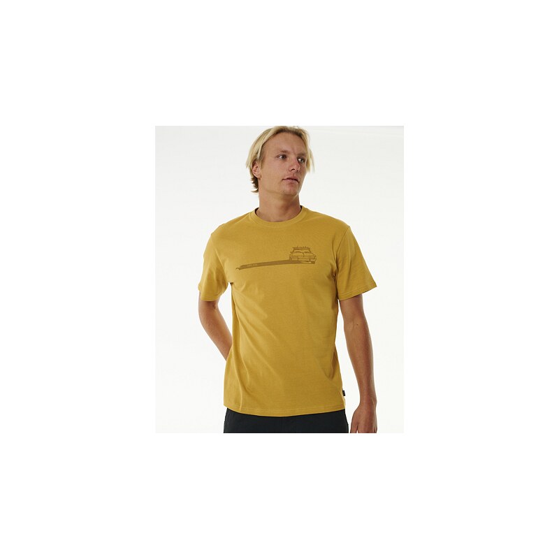 Tričko Rip Curl SEARCH TRIP TEE Mustard