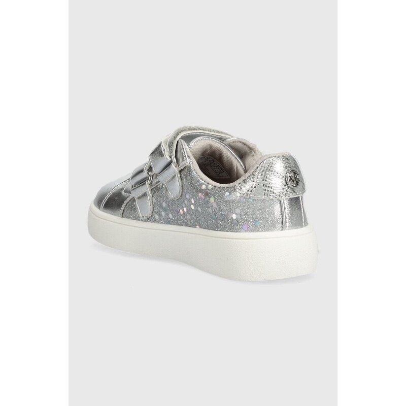 Dětské sneakers boty Michael Kors stříbrná barva