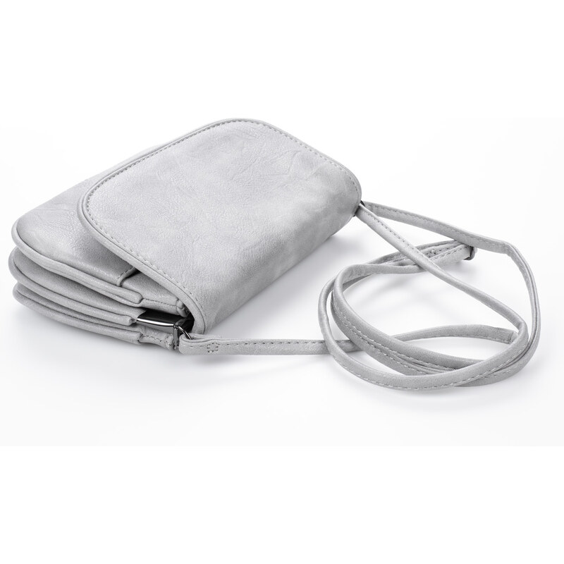 Bag Street Mini kabelka přes rameno světle šedá 835-2