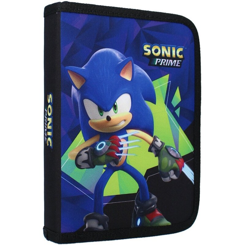 Vadobag Vybavený školní penál Ježek Sonic