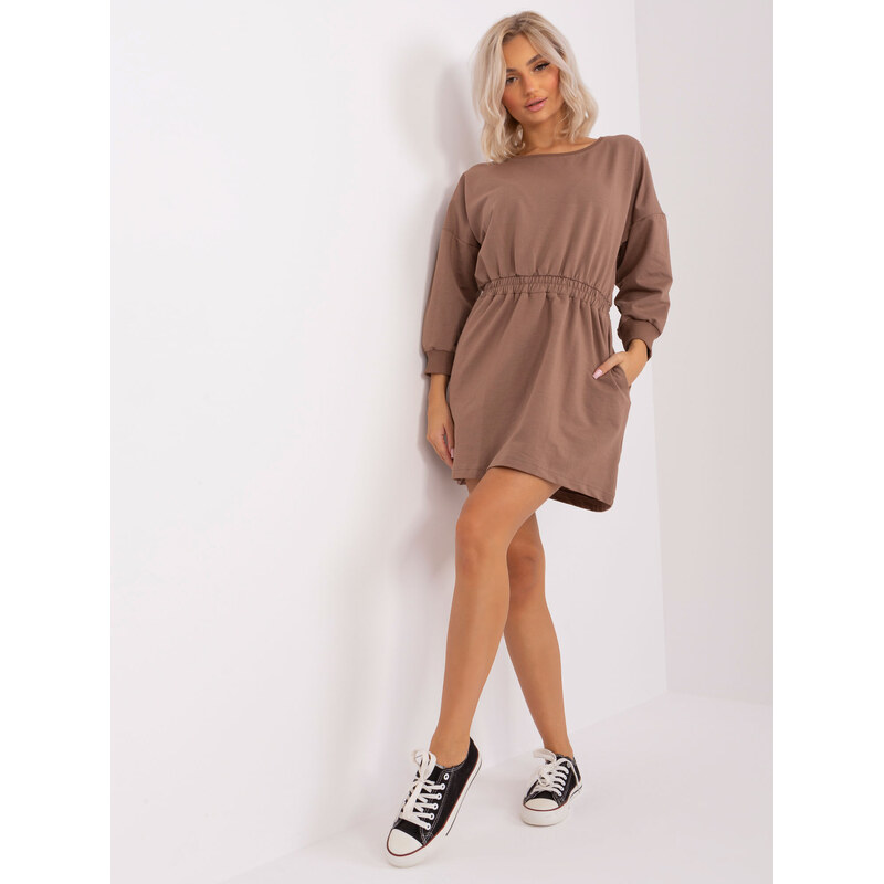 Lily Rose Dress-EM-SK-HS-21-487.41-brown 106674092