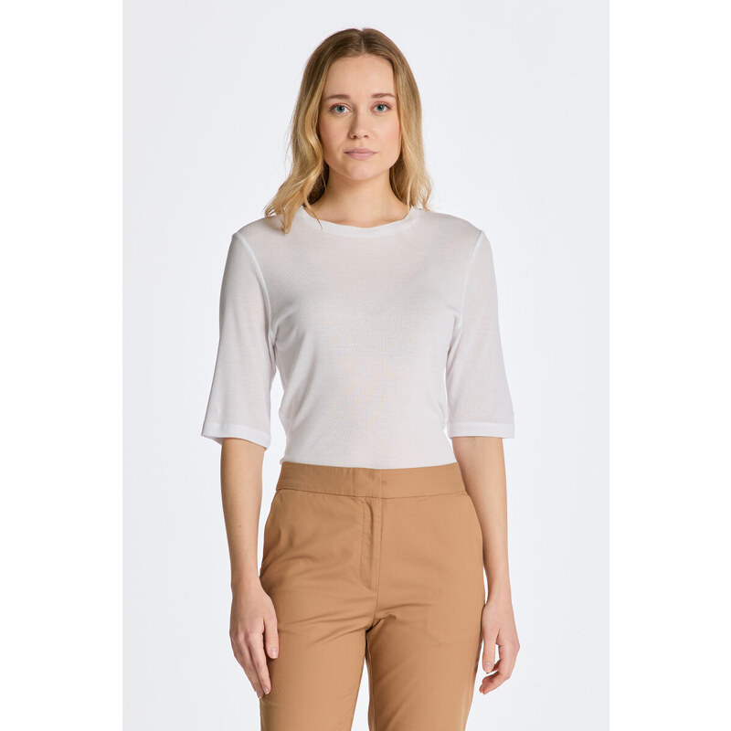 TRIČKO GANT SLIM LIGHTWEIGHT SS T-SHIRT WHITE 89868537