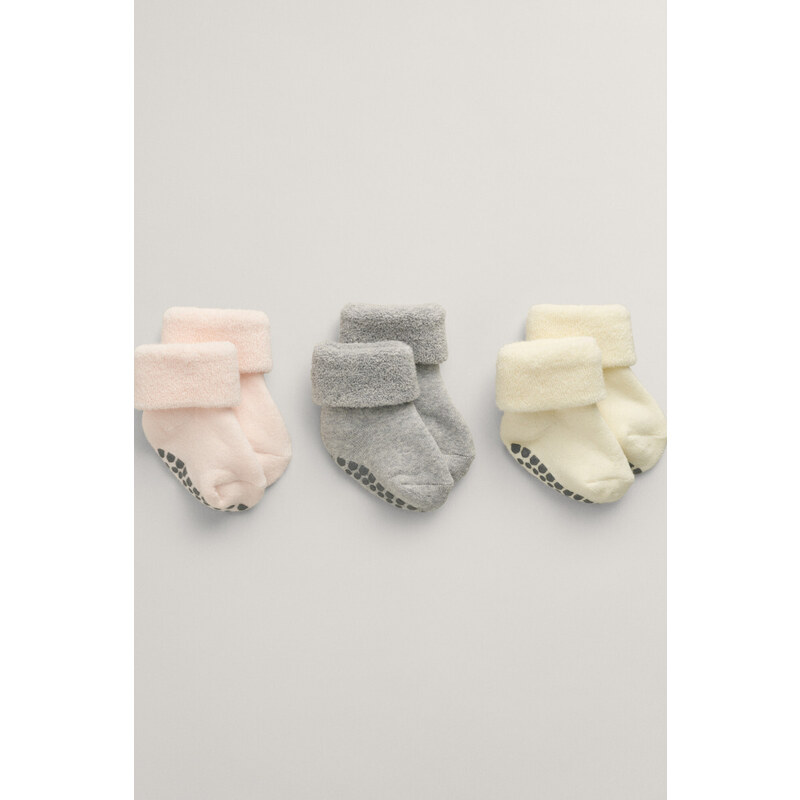 PONOŽKY GANT SOCKS 3-PACK GIFT BOX bílá 10/12