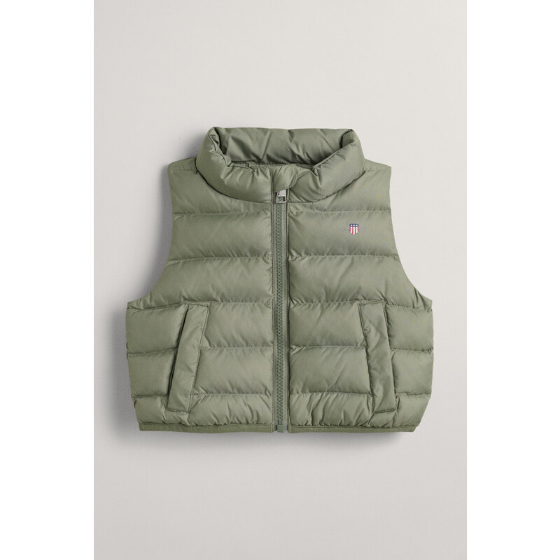 VESTA GANT U PUFFER VEST zelená 68