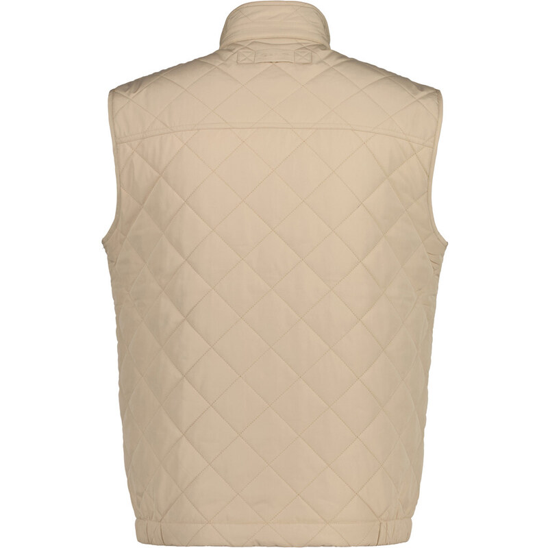 VESTA GANT QUILTED WINDCHEATER VEST hnědá M