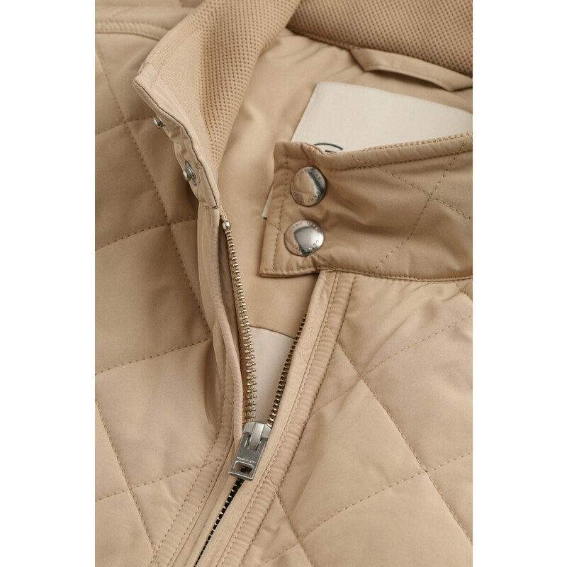 VESTA GANT QUILTED WINDCHEATER VEST hnědá M