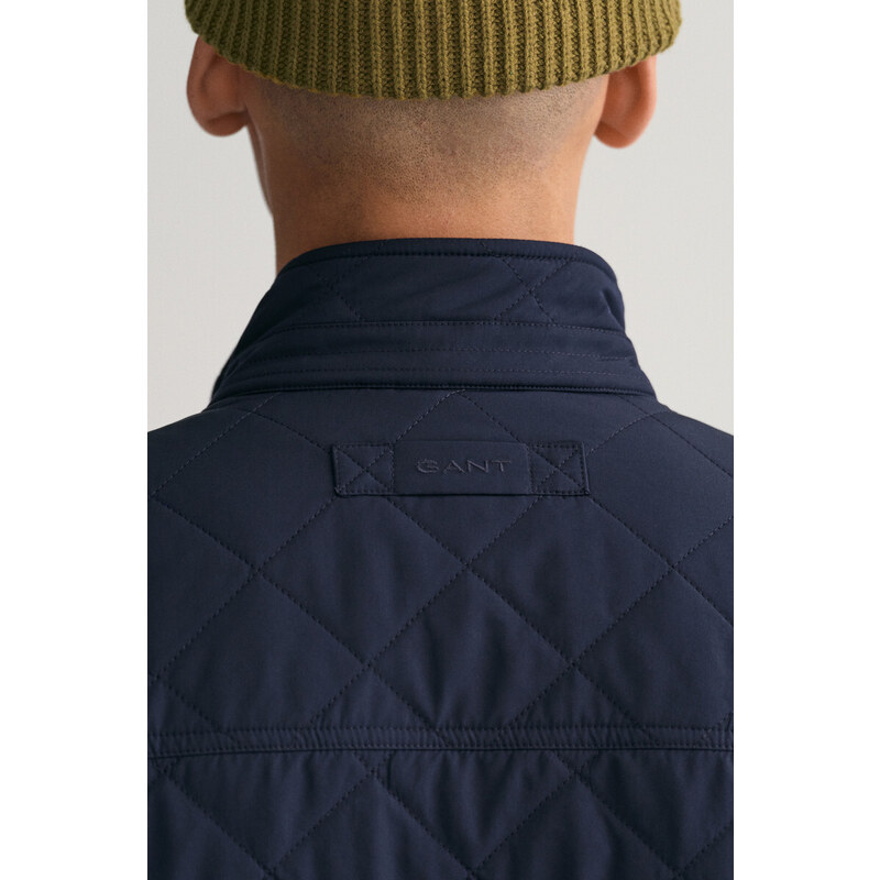 VESTA GANT QUILTED WINDCHEATER VEST modrá S