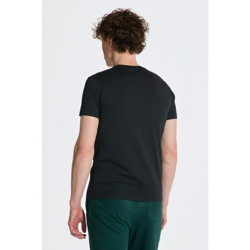 TRIČKO GANT SLIM SHIELD SS T-SHIRT černá XS