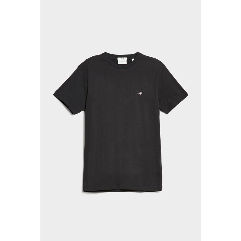 TRIČKO GANT SLIM SHIELD SS T-SHIRT černá XS