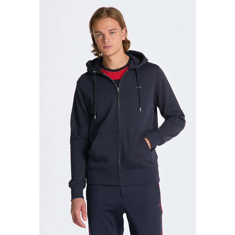 MIKINA GANT REG SHIELD FULL ZIP HOODIE modrá XS