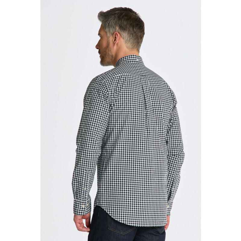 KOŠILE GANT REG POPLIN GINGHAM SHIRT černá S