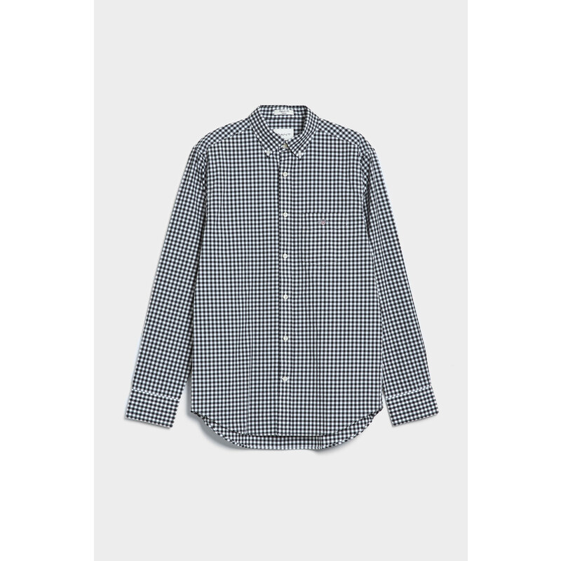 KOŠILE GANT REG POPLIN GINGHAM SHIRT černá S