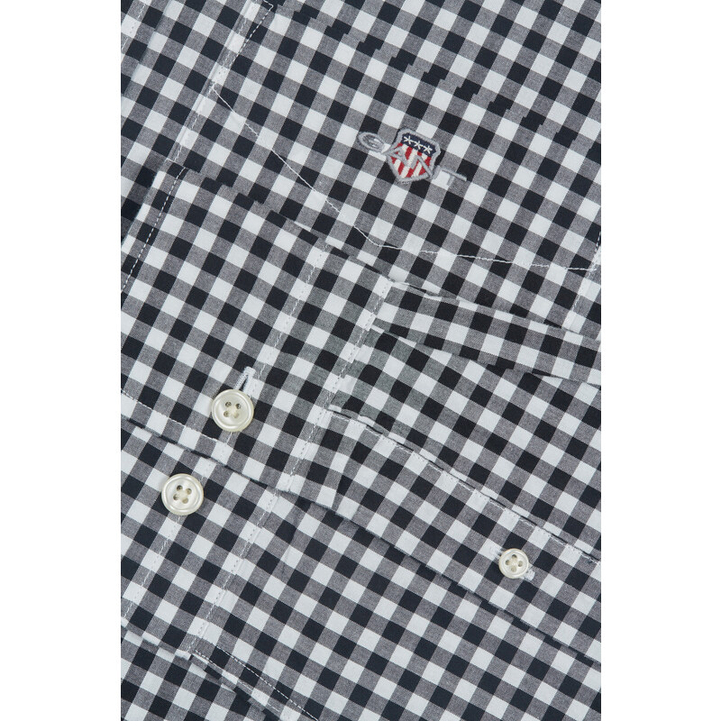 KOŠILE GANT REG POPLIN GINGHAM SHIRT černá S