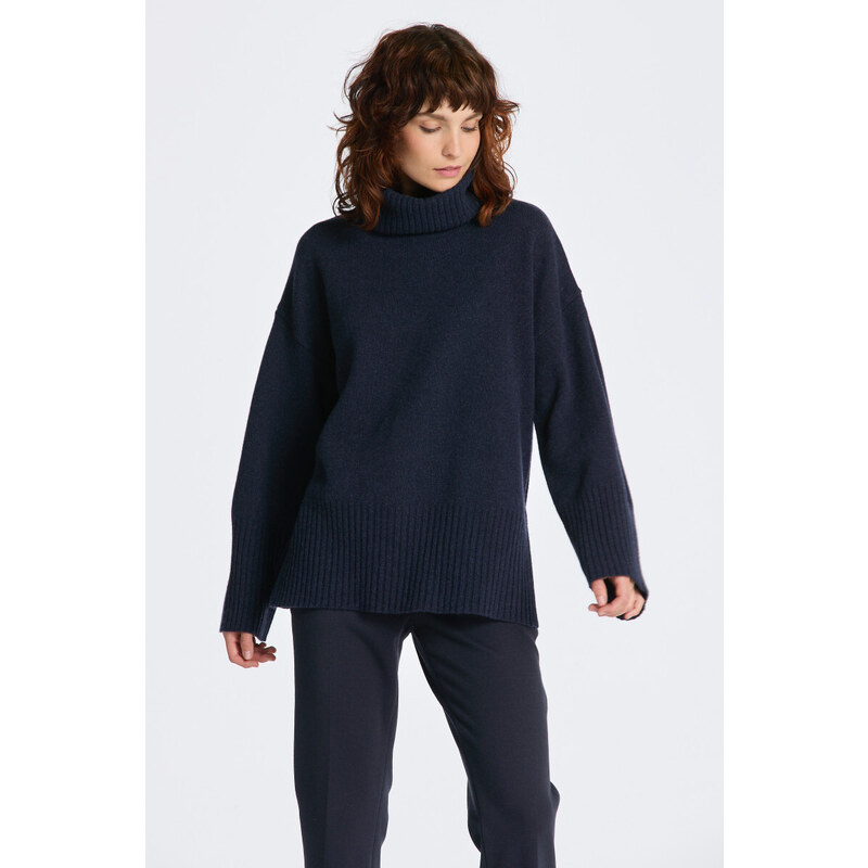 ROLÁK GANT D1. LOUNGE ROLLNECK SWEATER modrá XXS