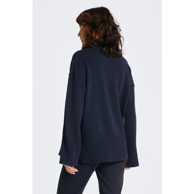 ROLÁK GANT D1. LOUNGE ROLLNECK SWEATER modrá XXS