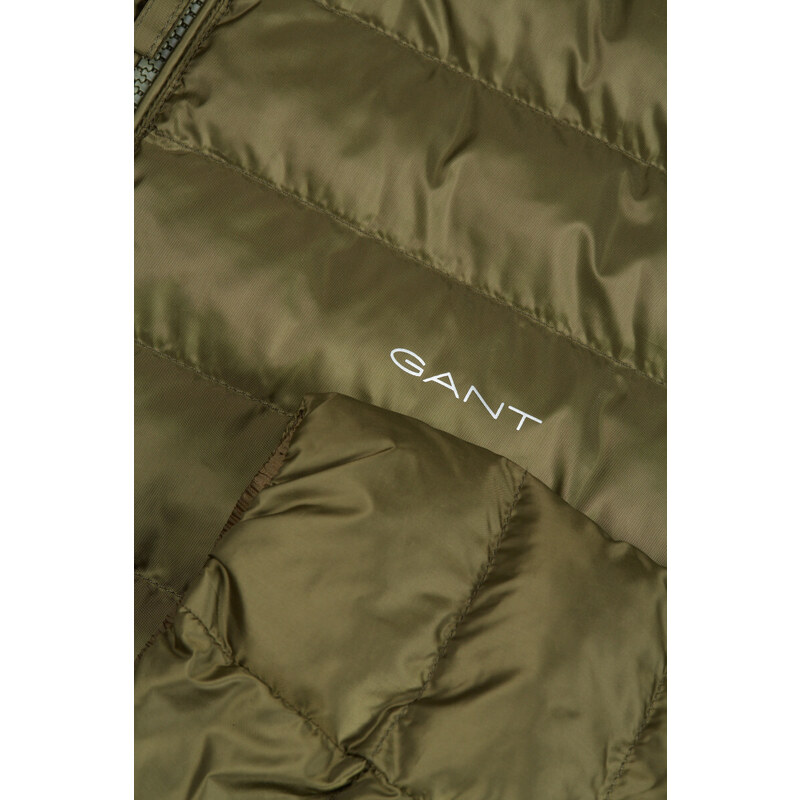 BUNDA GANT LIGHT PADDED BOMBER JACKET zelená S