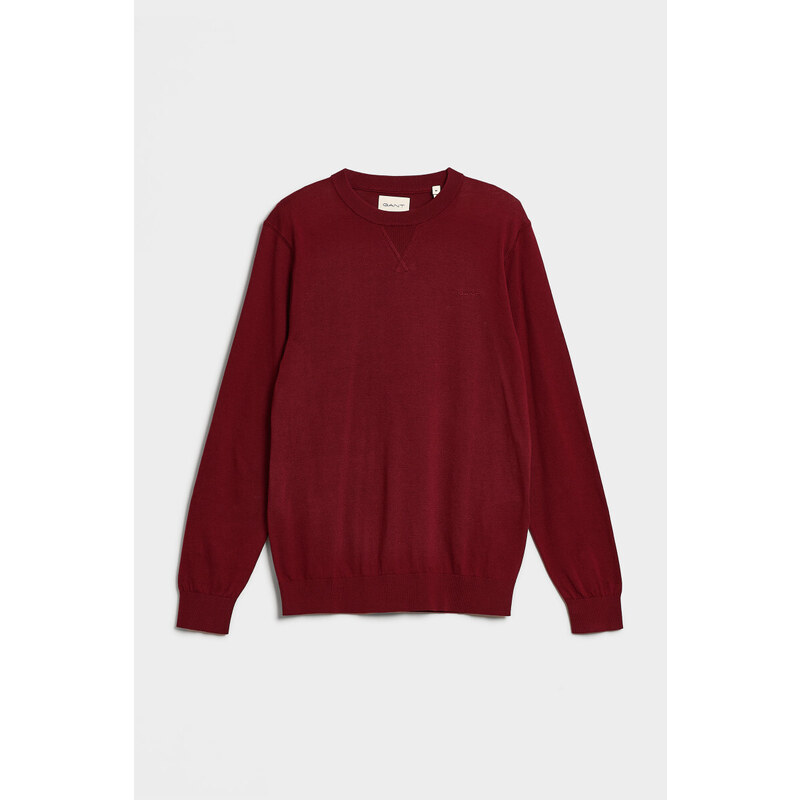 SVETR GANT FINE COTTON C-NECK červená S