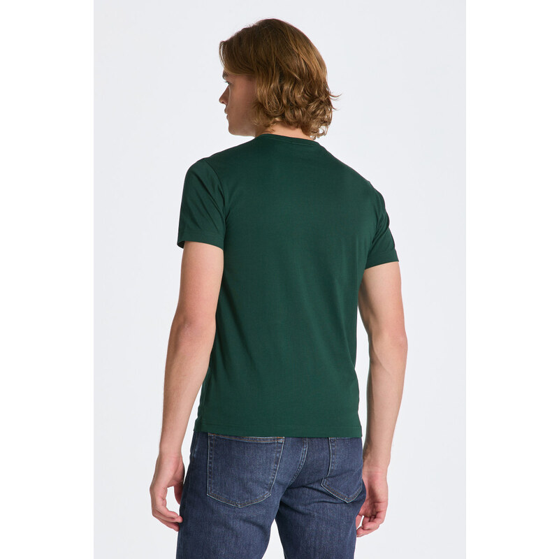 TRIČKO GANT SLIM SHIELD SS T-SHIRT zelená XS