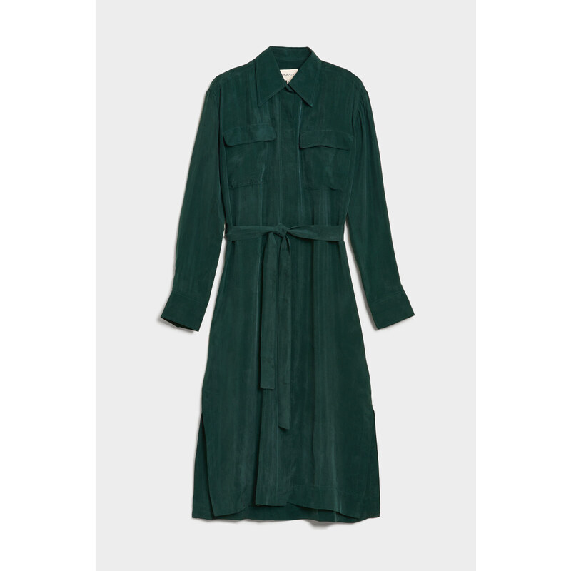 ŠATY GANT RELAXED UTILITY SHIRT DRESS zelená 34