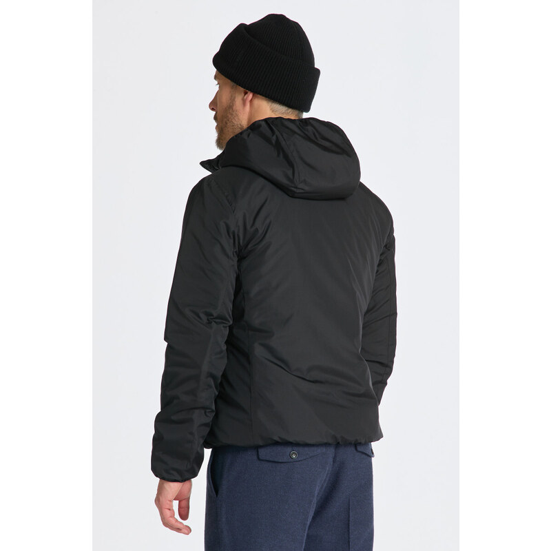 BUNDA GANT REVERSIBLE HOODED JACKET černá S