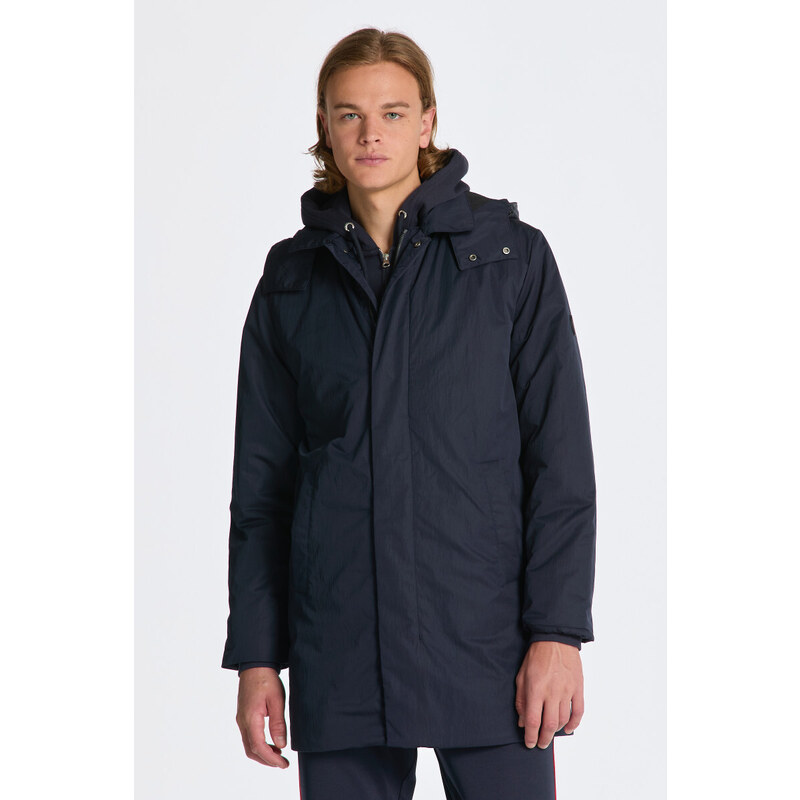 KABÁT GANT PADDED CAR COAT modrá S