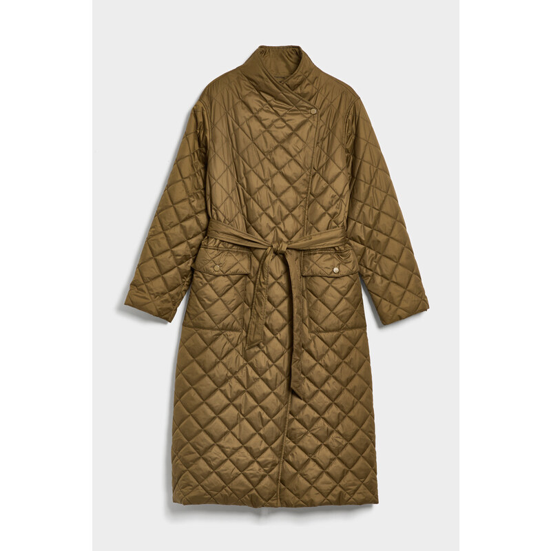 KABÁT GANT QUILTED COAT zelená XS