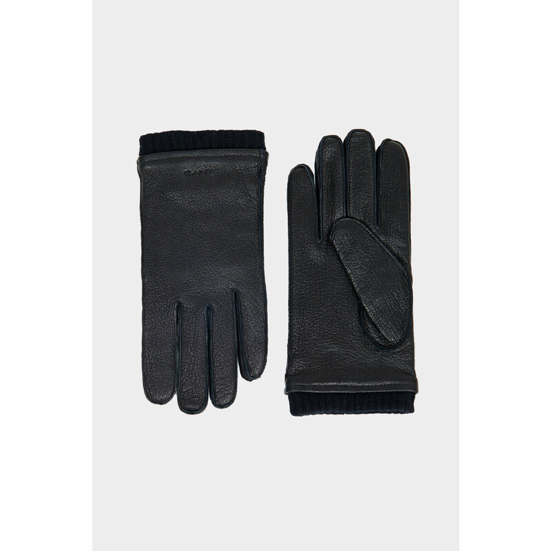 RUKAVICE GANT WOOL LINED LEATHER GLOVES černá S