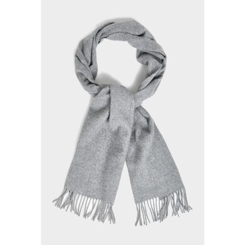 ŠÁLA GANT UNISEX. WOOL SCARF šedá None