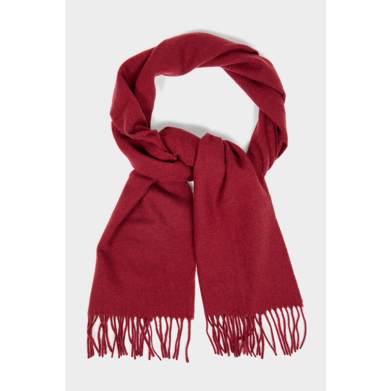 ŠÁLA GANT UNISEX. WOOL SCARF červená None