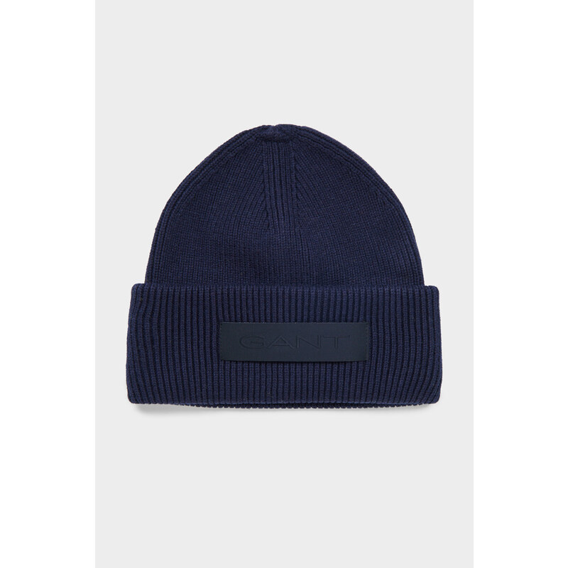 ČEPICE GANT UNISEX. RIBBED BEANIE modrá None