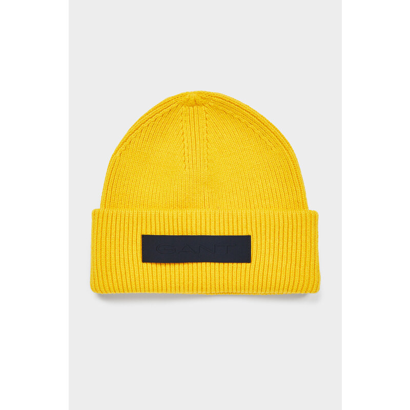 ČEPICE GANT UNISEX. RIBBED BEANIE žlutá None