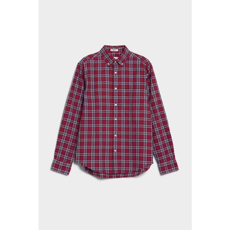 KOŠILE GANT REG UT ARCHIVE OXFORD CHECK SHIRT červená S