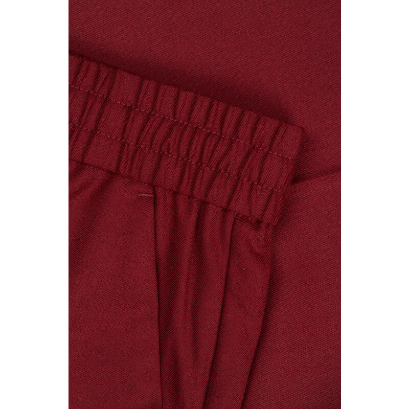 KALHOTY GANT RELAXED PULL ON PANTS červená 34