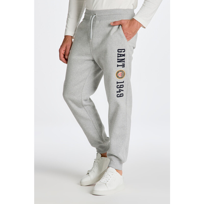 TEPLÁKY GANT CREST SWEAT PANTS šedá S