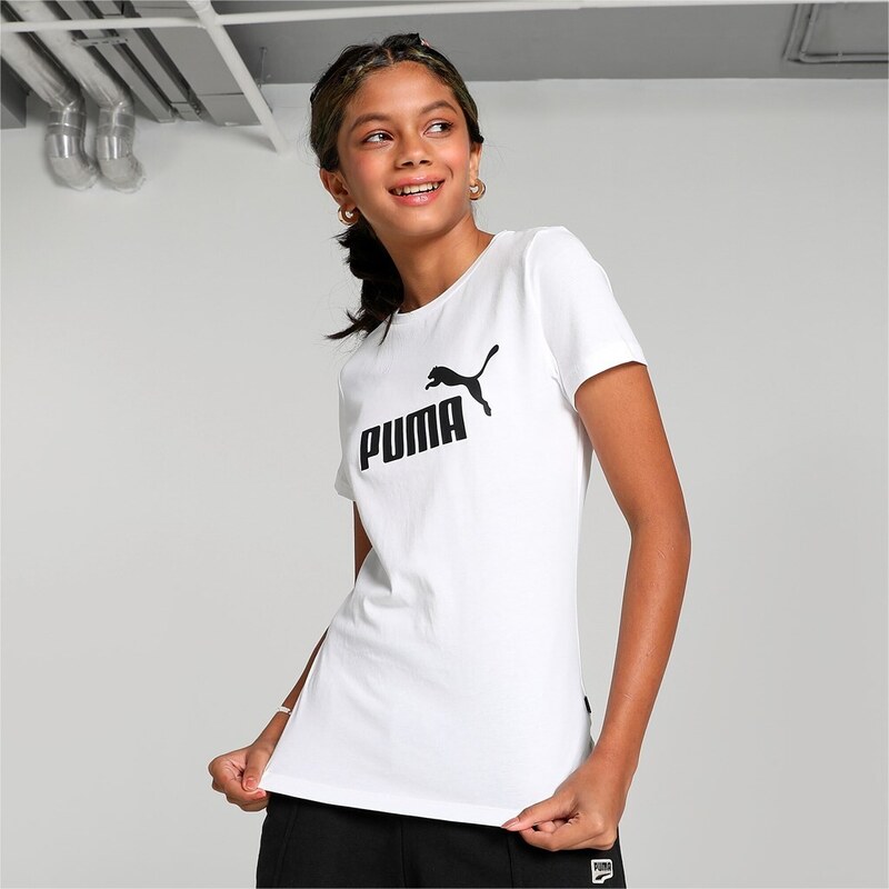 Puma ESS Logo Tee G white