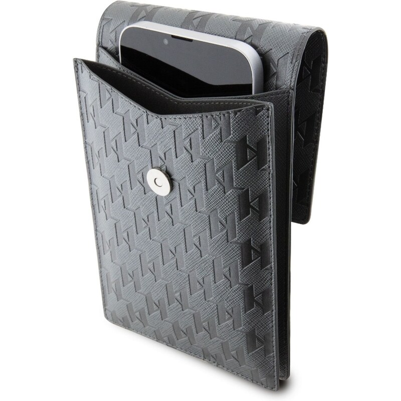 Karl Lagerfeld Plague Monogram peněženková taška na telefon
